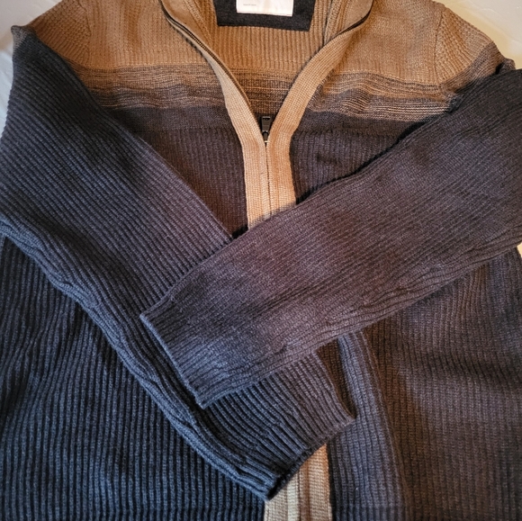Heritage by Banana Republic Zip Sweater Size Medium - Picture 3 of 4